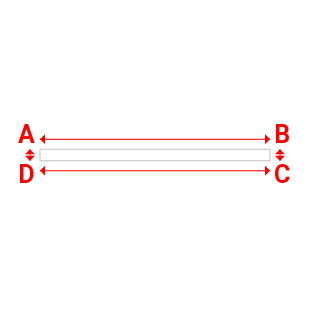 Bâche plate rectangle sur mesure en Membrane PVC 670gr/m² Blanc RAL 9016 - 8.00x0.40m