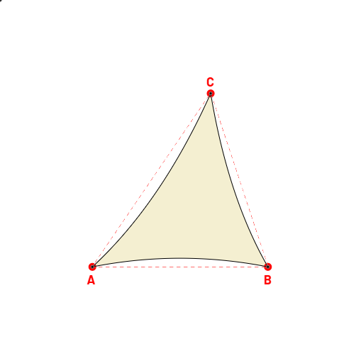Voile d'ombrage triangle en AustralMesh - Toile d'ombrage ajourée Naturel (759 AustralMesh) - 4,95x5,15x5,92m