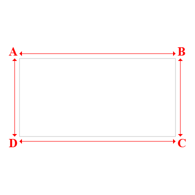 Bâche Rectangle en Protect 670 : La référence en matière de protection étanche Blanc RAL 9016 - 6.00x3.00m