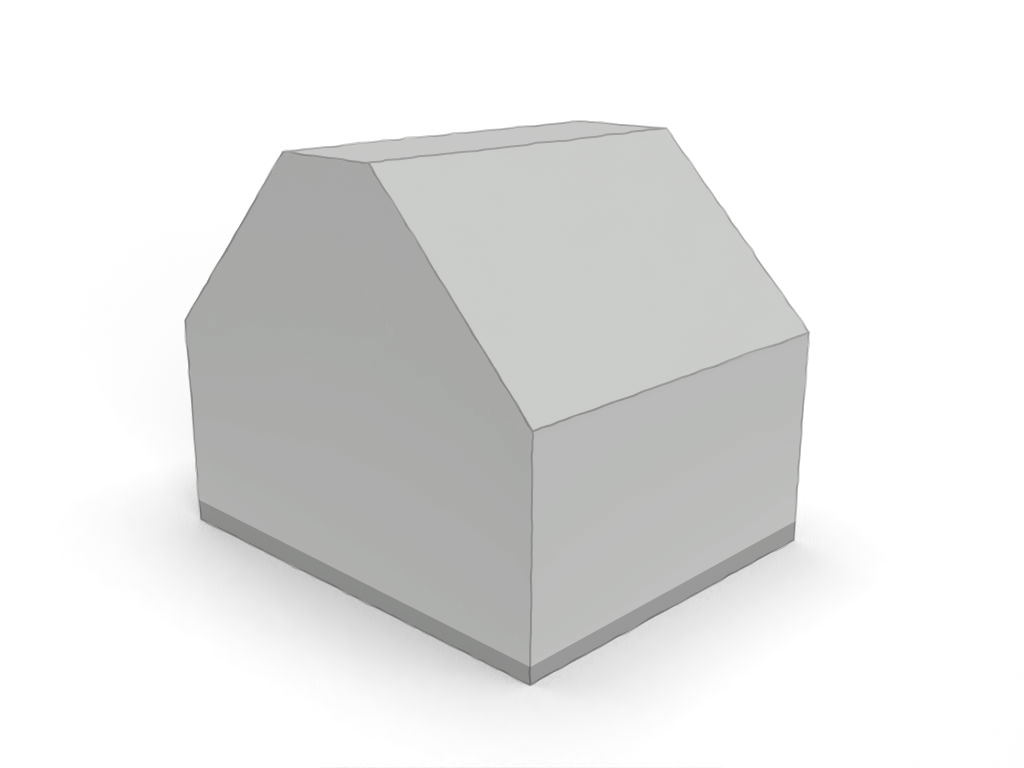 Trapéze Rectangle Tronqué - MaxiProtect 900 : Protection & grammage renforcé Gris agate RAL 7038 - 31071