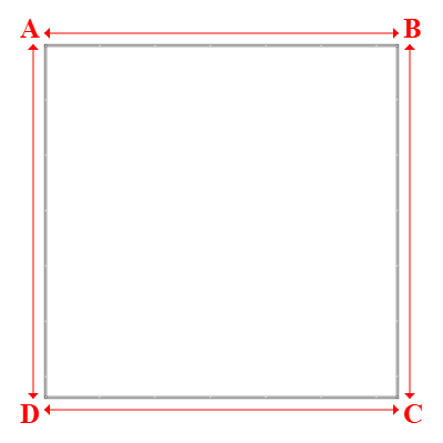 Bâche Rectangle en Protect 670 : La référence en matière de protection étanche Blanc RAL 9016 - 6.00x6.00m