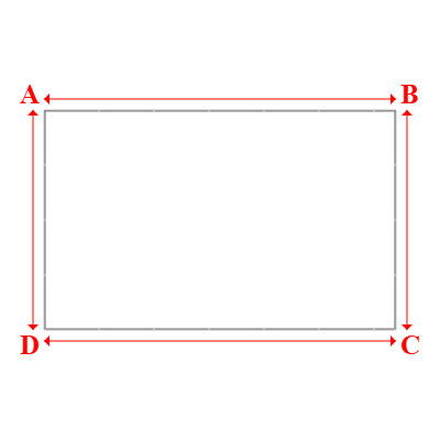 Bâche Rectangle en Protect 670 : La référence en matière de protection étanche Blanc RAL 9016 - 8.00x5.00m