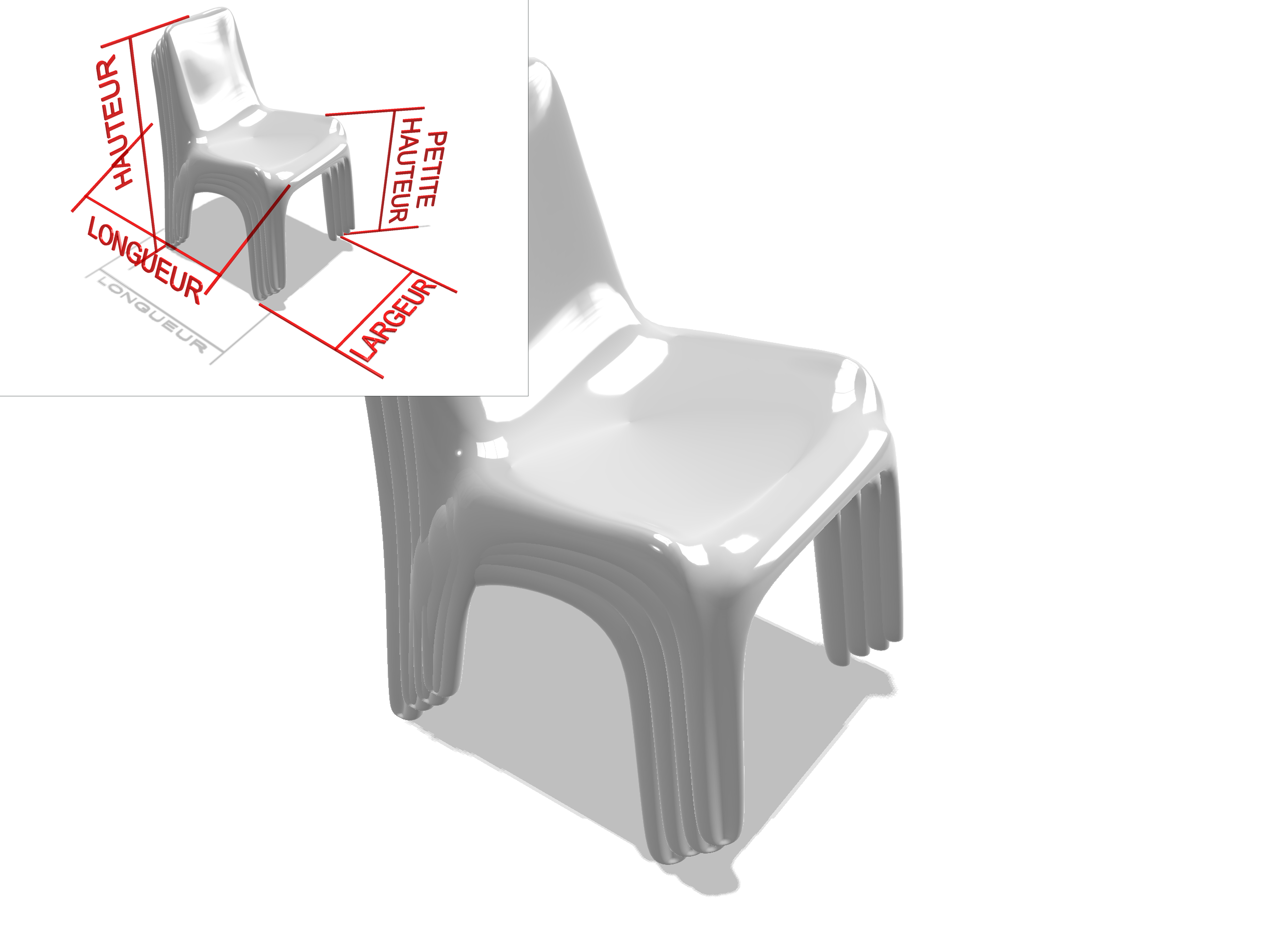 Chaise de jardin - Protect 670 : La référence en matière de protection étanche Gris anthracite RAL 7016