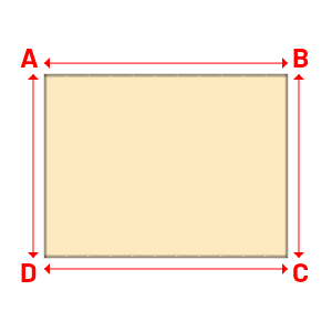 Bâche Rectangle en Protect 670 : La référence en matière de protection étanche Beige ral 1015 - 4.71x3.55m