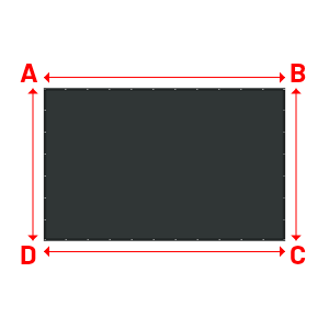 Bâche Rectangle en Protect 670 : La référence en matière de protection étanche Gris anthracite RAL 7016 - 4.91x3.10m