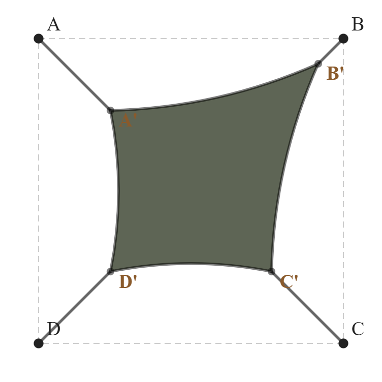 Voile d'ombrage - Voile d'ombrage Carrée Essentiel - Jungle 96-50849