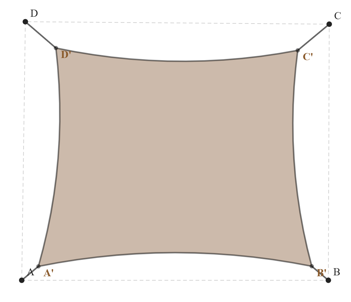 Voile d'ombrage - Voile d'ombrage Trapèze SmartSail - Beige Sablé 96-2135