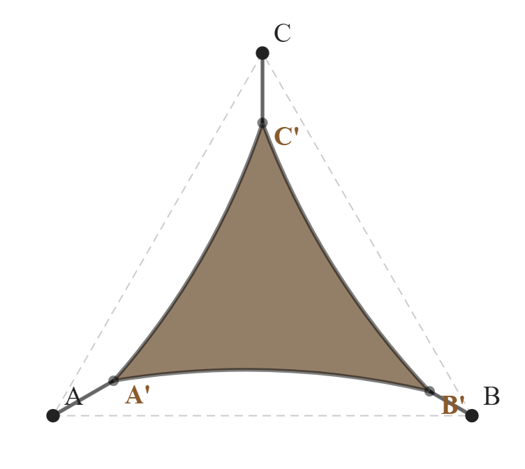Voile d'ombrage - Voile d'ombrage Triangle - Bois flotté 294 (AustralMesh)