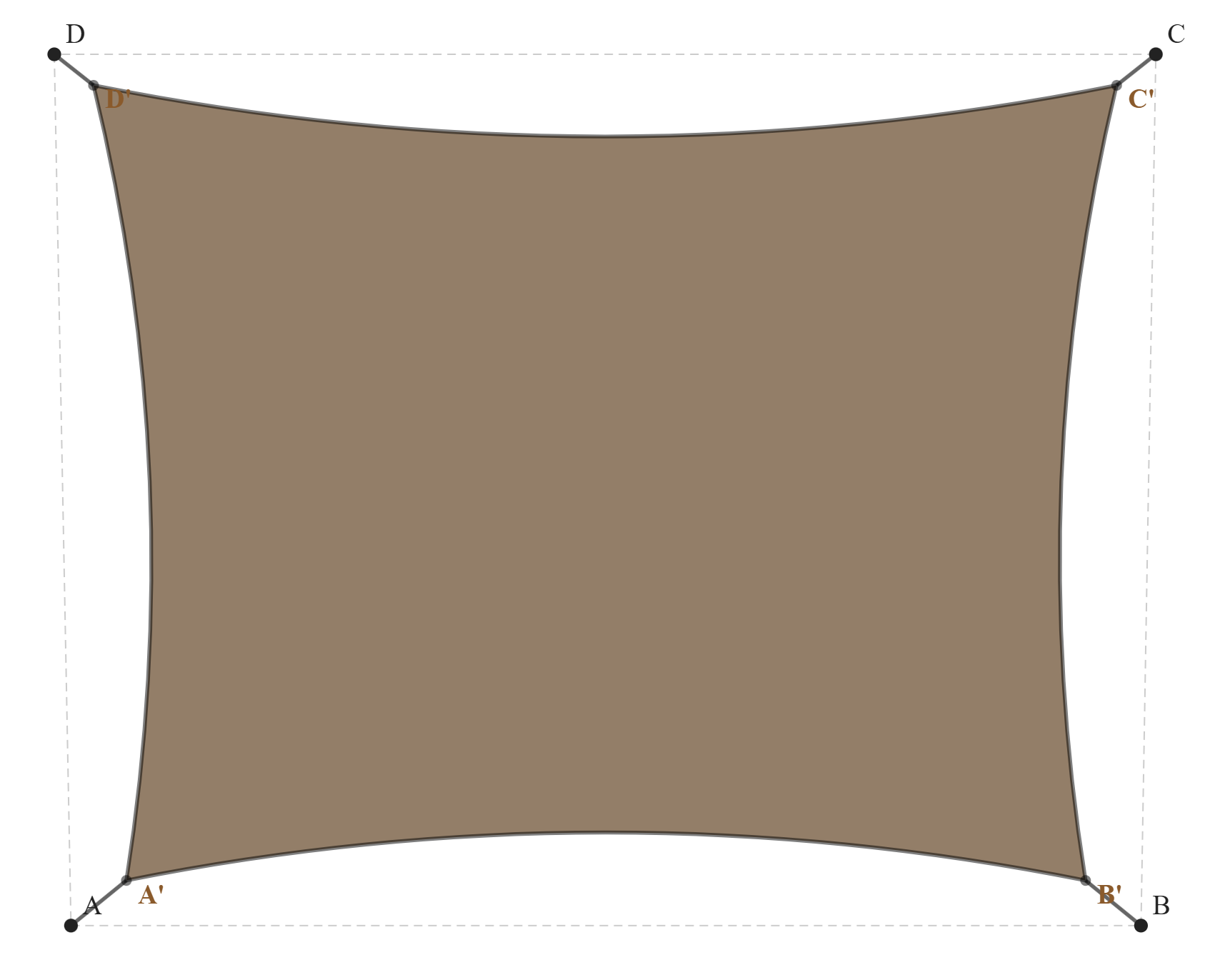 Voile d'ombrage - Voile d'ombrage Trapèze - Bois flotté 294 (AustralMesh)