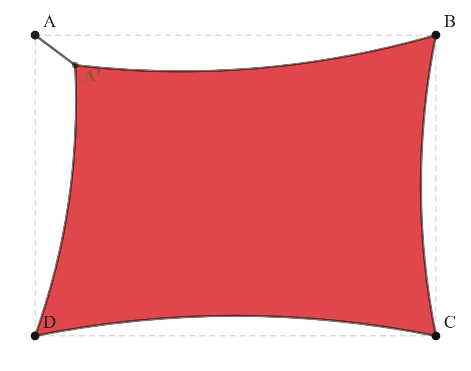 Voile d'ombrage - Voile d'ombrage Rectangle - Rouge Cerise (662 AustralMesh)