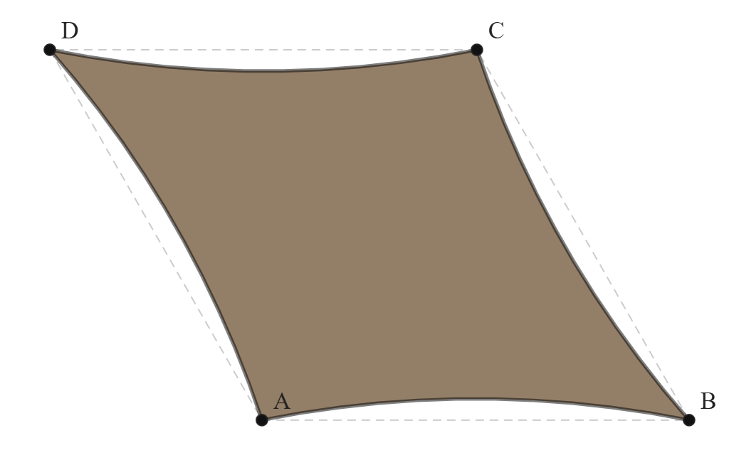 Voile d'ombrage - Voile d'ombrage Trapèze - Bois flotté 294 (AustralMesh)