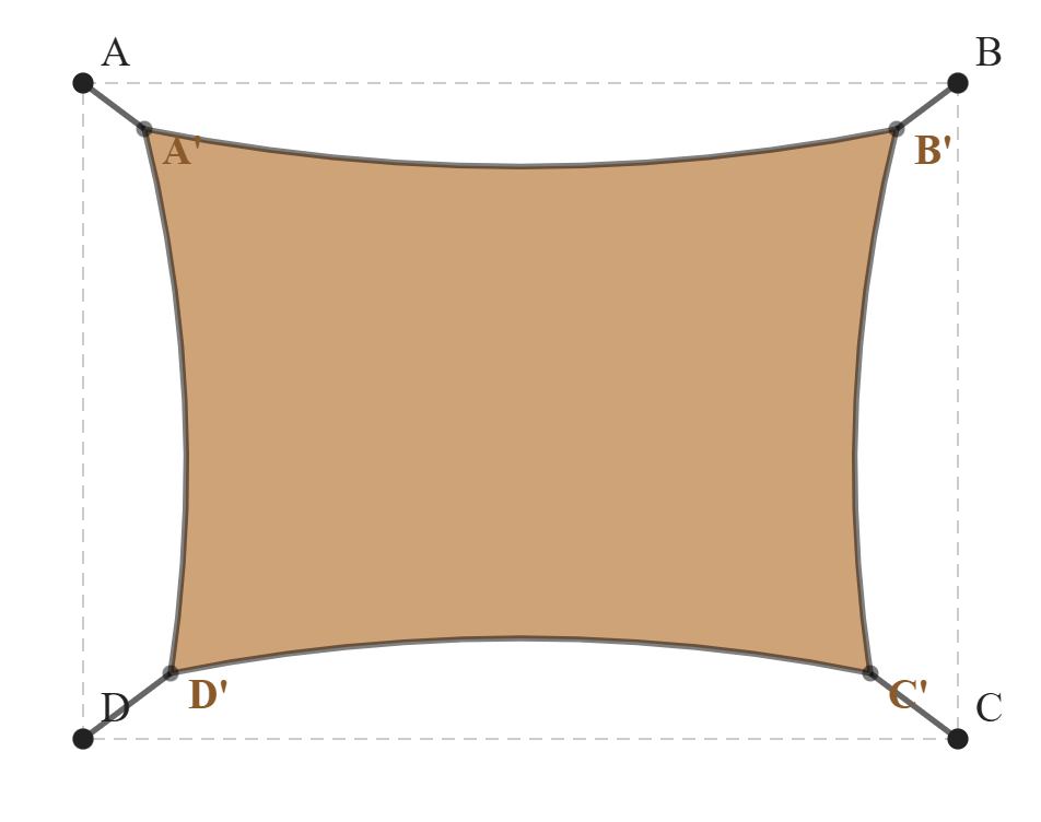 Voile d'ombrage - Voile d'ombrage Rectangle - Hydris 0835 Lin