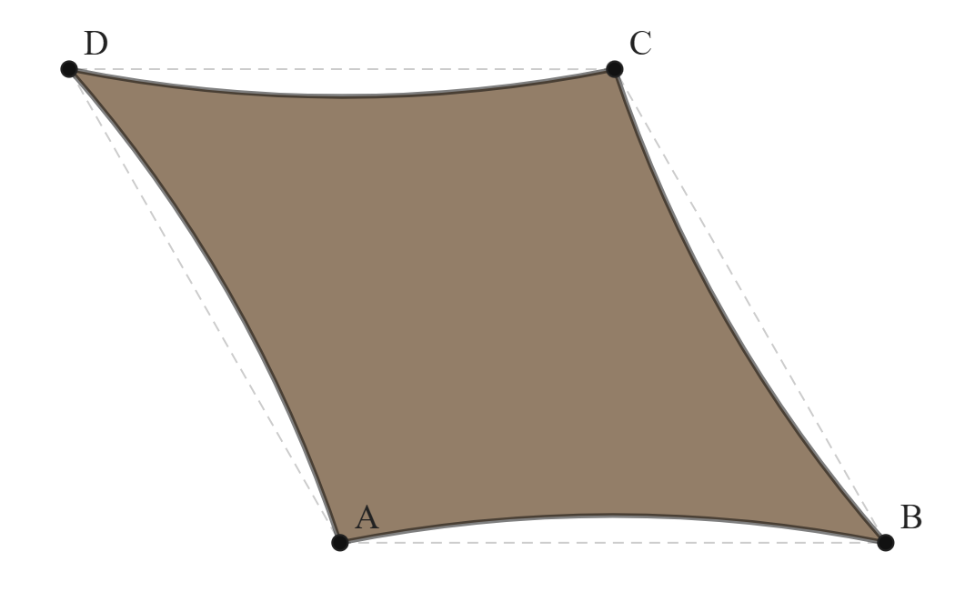 Voile d'ombrage - Voile d'ombrage Trapèze - Bois flotté 294 (AustralMesh)
