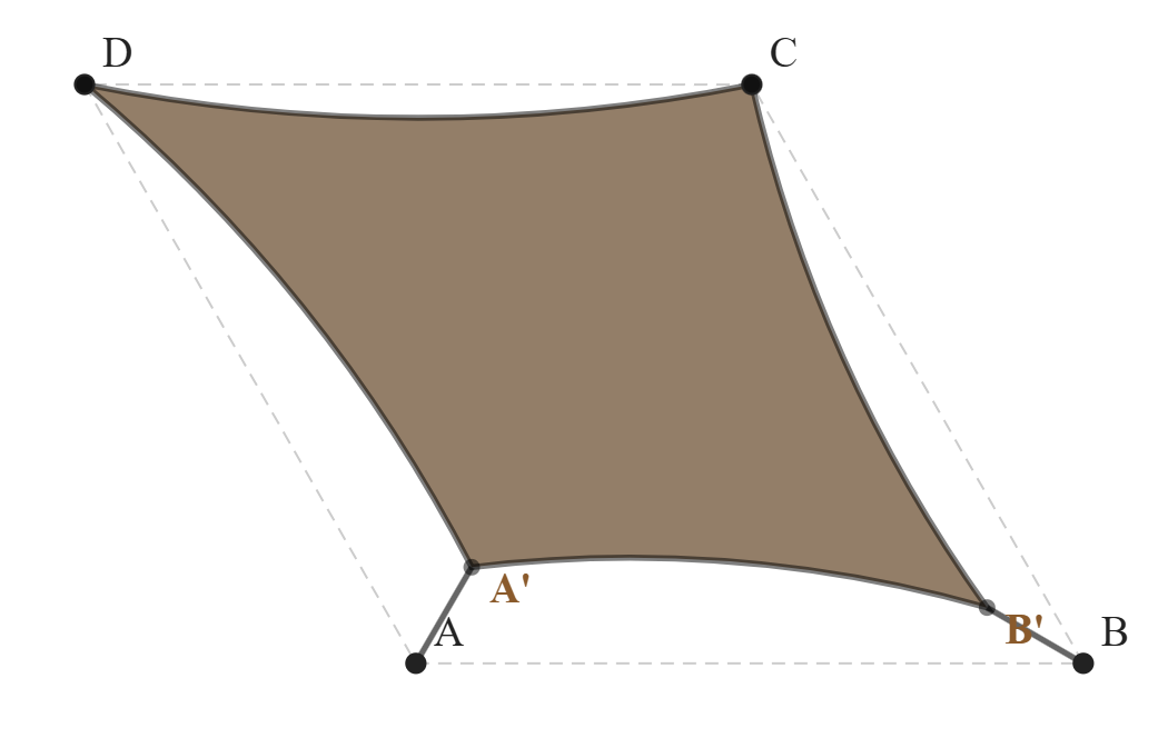 Voile d'ombrage - Voile d'ombrage Trapèze - Bois flotté 294 (AustralMesh)