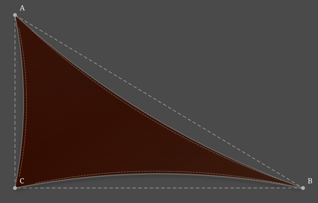 Voile d'ombrage - Voile d'ombrage Triangle Rectangle - Hydris 0835 Lin