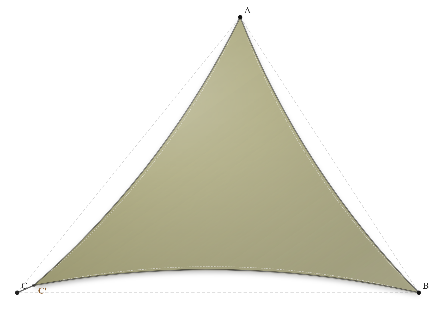 Voile d'ombrage - Forme Triangle - Tilleul 96-50848