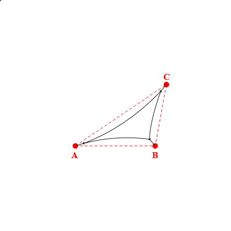 Voile d'ombrage triangle en AustralMesh - Toile d'ombrage ajourée Blanc (112 AustralMesh) - 2,64x1,97x3,72m