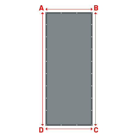 Bâche Rectangle en Soltis 96 - Toile d'ombrage haute performance Platine 96-50844 - 1.55x3.75m
