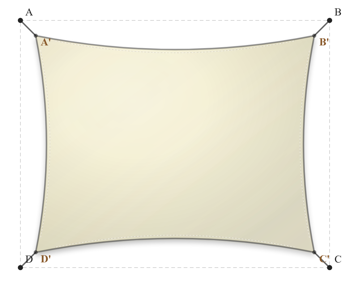 Voile d'ombrage - Forme Rectangle - Naturel (759 AustralMesh)