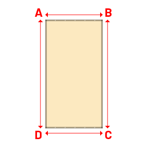 Bâche Rectangle en Protect 670 : La référence en matière de protection étanche Beige ral 1015 - 2.00x3.80m
