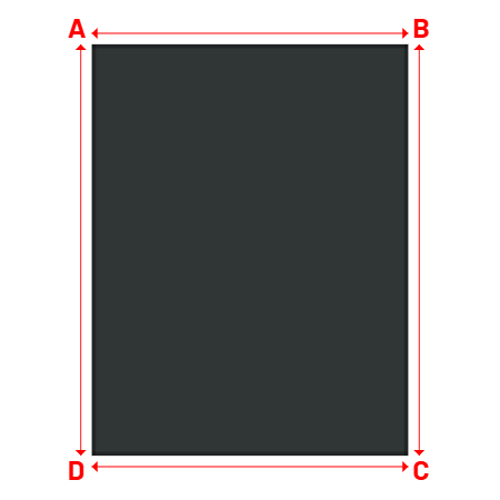 Bâche Rectangle en Protect 670 : La référence en matière de protection étanche Gris anthracite RAL 7016 - 4.00x5.20m