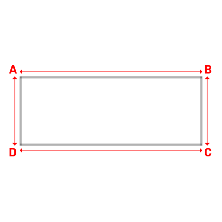 Bâche Rectangle en MaxiProtect 900 : Protection & grammage renforcé Blanc signalisation RAL 9016 - 31066 - 4.77x1.80m
