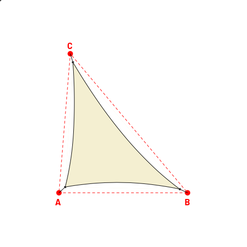 Voile d'ombrage triangle en AustralMesh - Toile d'ombrage ajourée Naturel (759 AustralMesh) - 4,72x6,84x5,15m