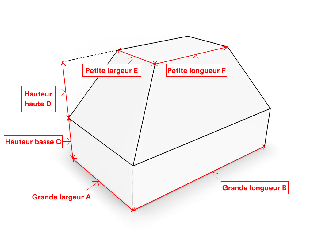 Pyramide Rectangle Tronqué - Protect 670 : La référence en matière de protection étanche Gris anthracite RAL 7016