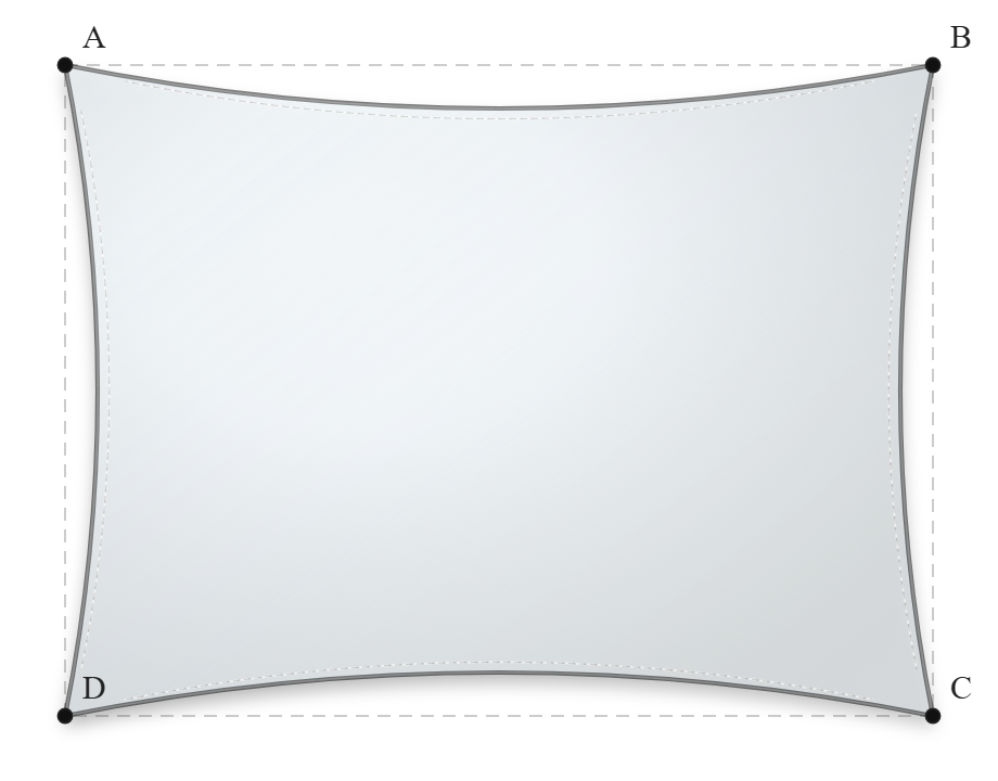 Voile d'ombrage - Forme Rectangle - Blanc - 502V3-8102C