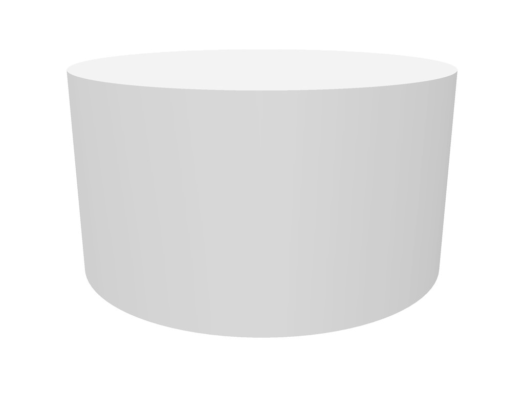 Housse antistatique ronde sur mesure Ø 50 × H 60 cm – Protect 670