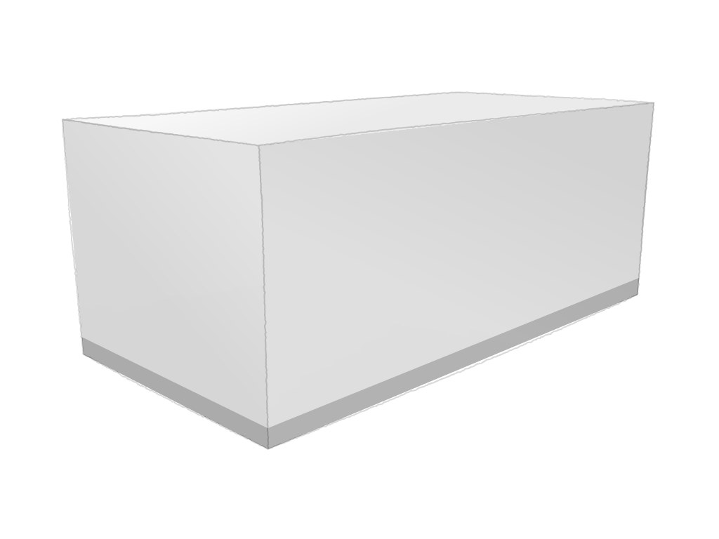 Housse de cuisine extérieure rectangulaire sur mesure 120 × 60 × H 90 cm – Protect 670