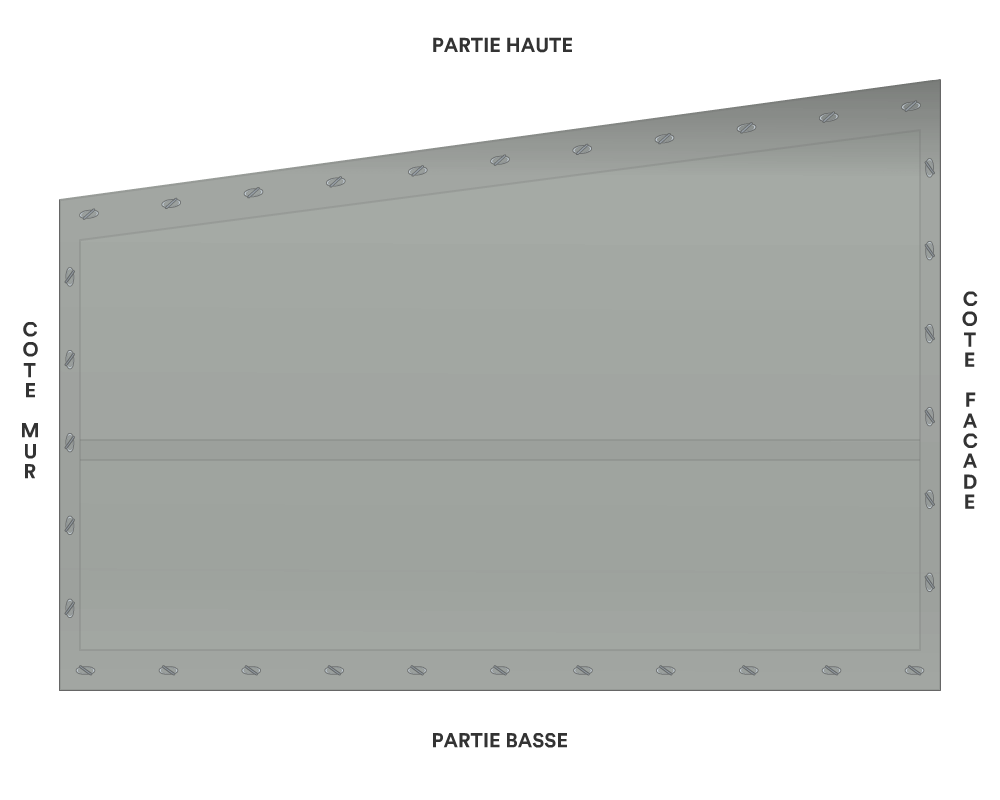 Bâche de façade pour mobil-home