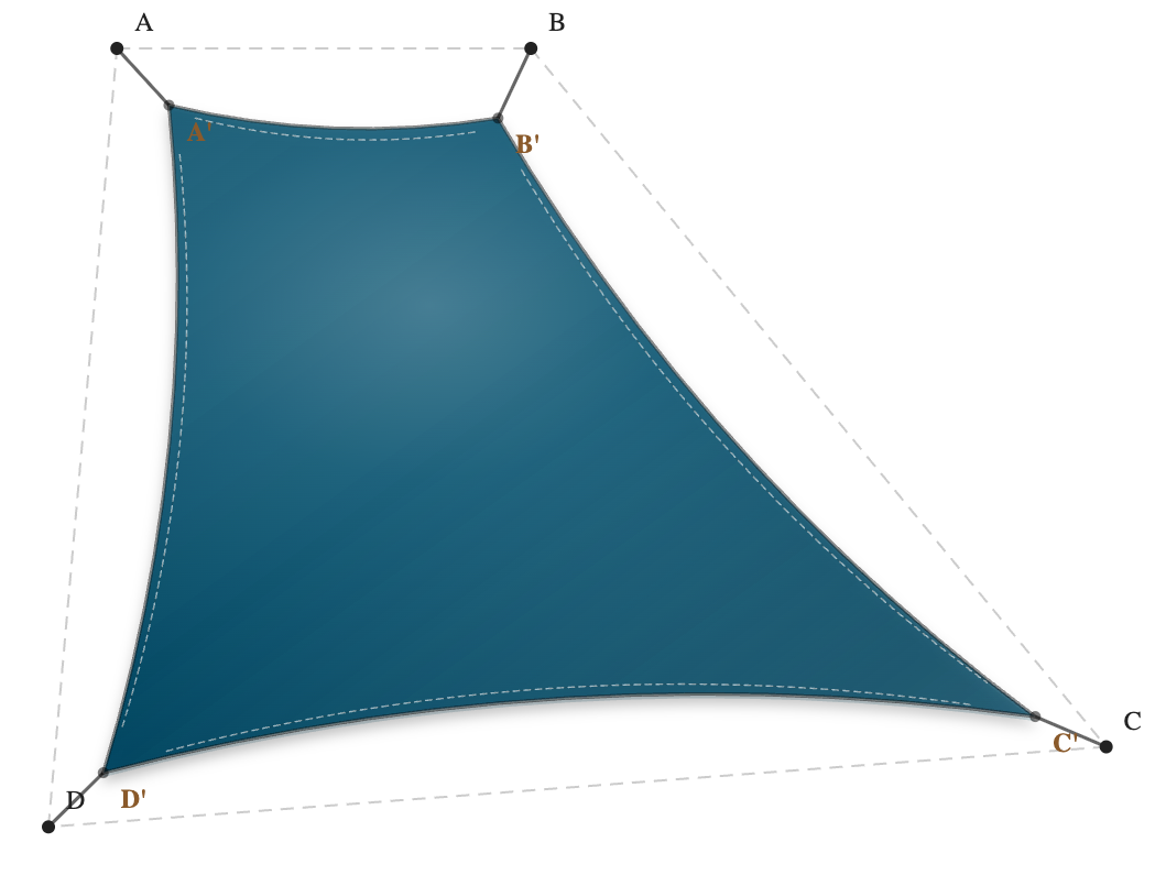 Voile d'ombrage - Forme Trapèze - Atlantide 96-50851